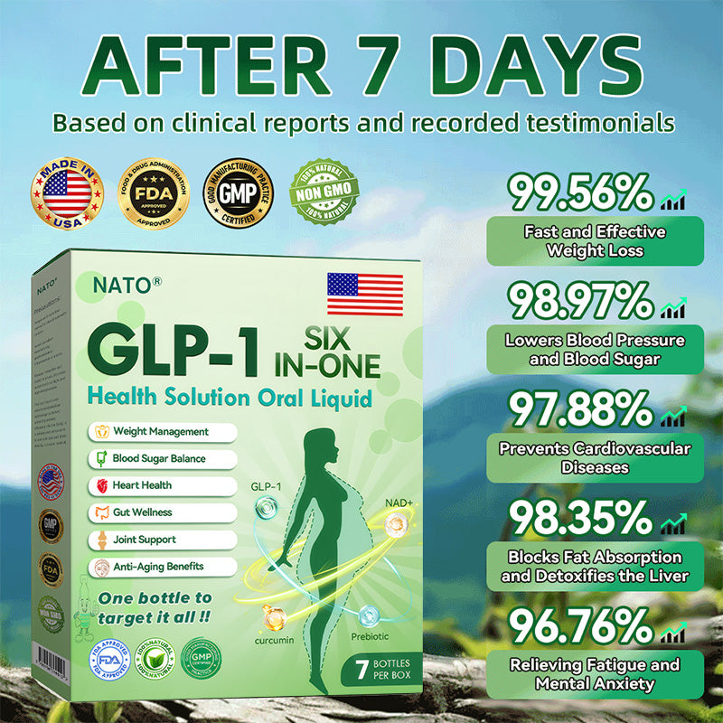 Last Day 50%off🔥NATO®GLP-1 SIX-IN-ONE Health Solution Oral Liquid