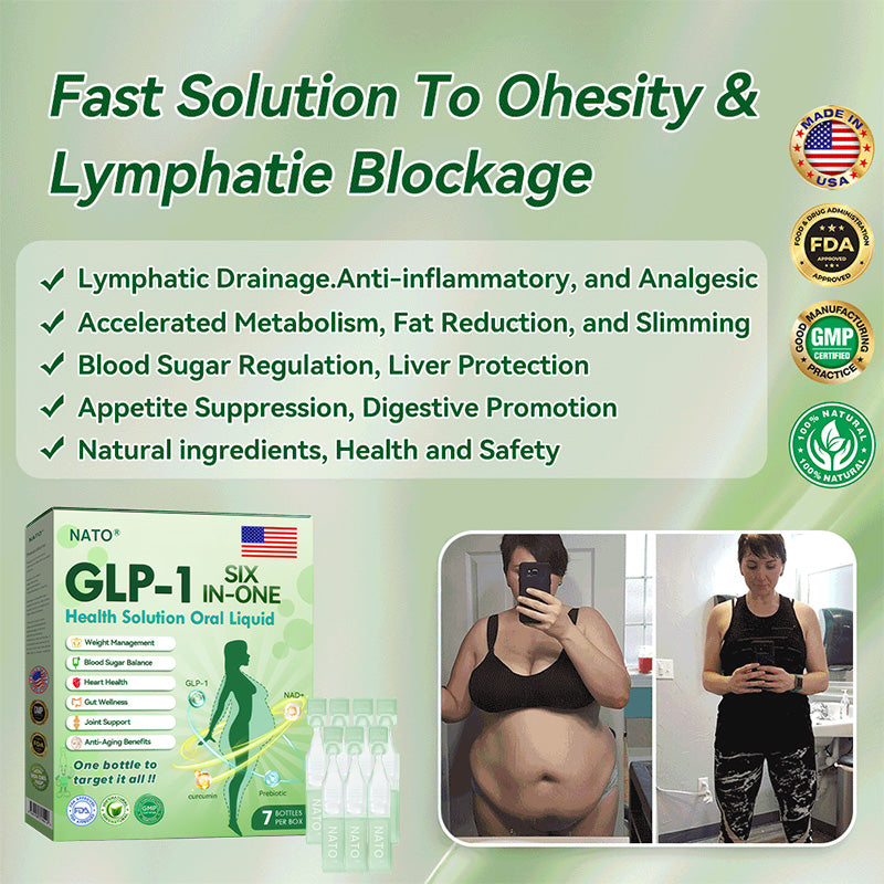 Last Day 50%off🔥NATO®GLP-1 SIX-IN-ONE Health Solution Oral Liquid
