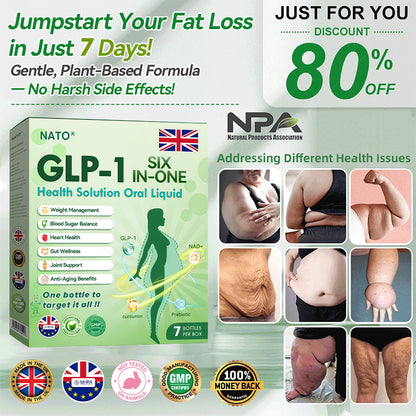 🏅Last Day 50%off🏅NATO®𝐺𝐿𝑃-𝟏 𝑺𝑰𝑿 𝑰𝑵-𝑶𝑵𝑬 𝑯𝒆𝒂𝒍𝒕𝒉 𝑺𝒐𝒍𝒖𝒕𝒊𝒐𝒏 𝑶𝒓𝒂𝒍 𝑳𝒊𝒒𝒖𝒊𝒅