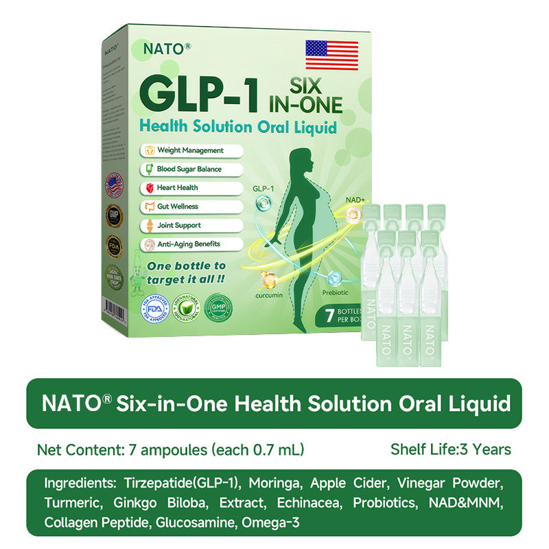Last Day 50%off🔥NATO®GLP-1 SIX-IN-ONE Health Solution Oral Liquid