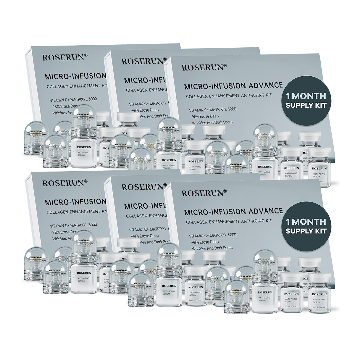Last Day 50%off🔥ROSERUN™ Micro-infusion Advanced Collagen Enhancement Anti-aging Kit
