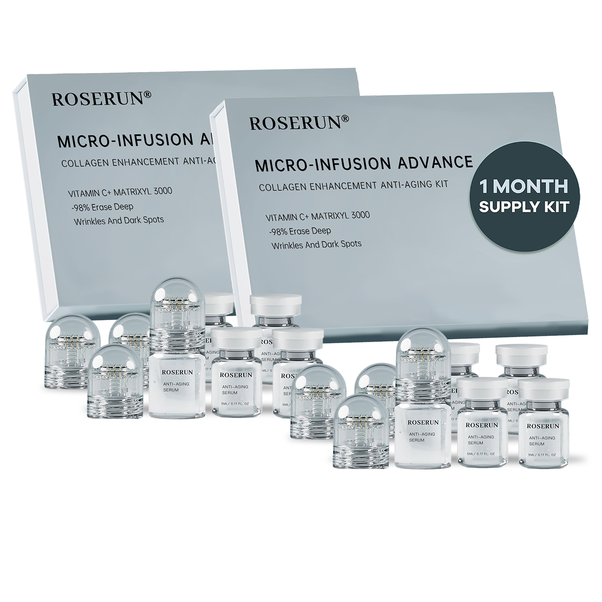 Last Day 50%off🔥ROSERUN™ Micro-infusion Advanced Collagen Enhancement Anti-aging Kit