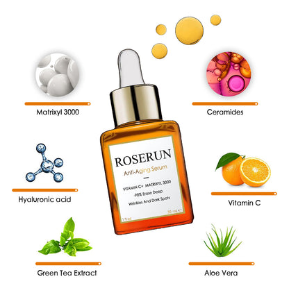 ROSERUN™ Advanced Collagen Boost Anti Aging Serum