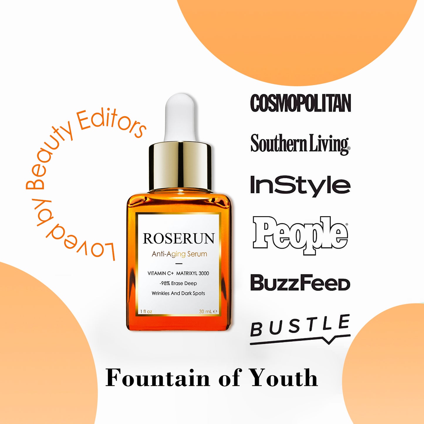 ROSERUN™ Advanced Collagen Boost Anti Aging Serum