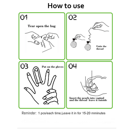 iNature™ FemaleSlimming and  Detoxing Yoni Pearls(🔥Limited time discount last day)