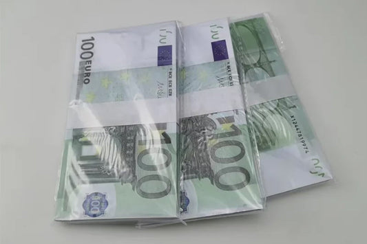 Euro Prop Money $100 Bills $10,000 Full Print 1 Stack (100pcs)